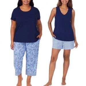 Carole Hochman 4-piece Pajama Set 100% Cotton